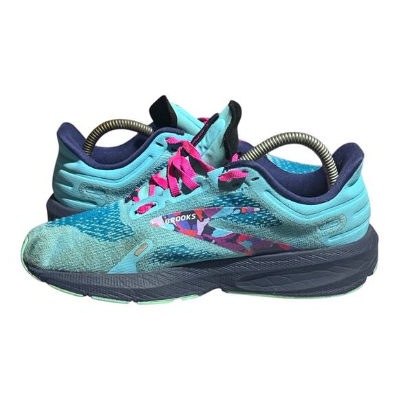 Brooks Levitate 4 Women's Size 8.5 Blue Teal Multicolor Running Shoes DNA AMP - Picture 6 of 8